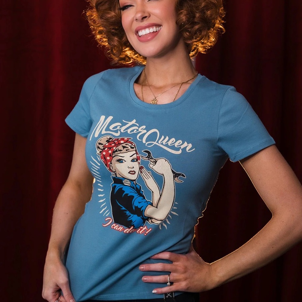 50s Rockabilly Rosie Vintage Graphic Tee